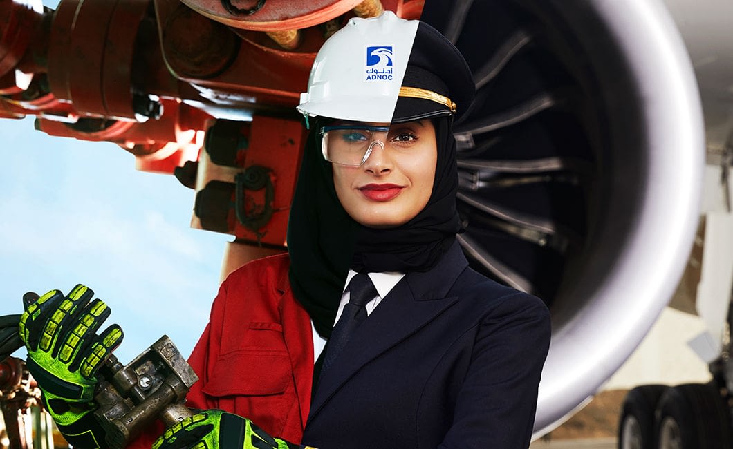 Photographic Montage for Adnoc Energy for Life campaign
